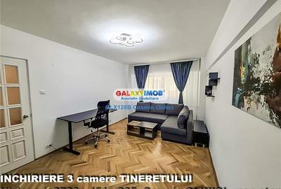 Apartament cu 3 camere decomandat, mobilat în Tineretului - 1