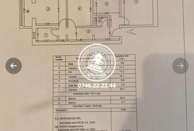 Apartament cu 3 camere decomandat în Frumoasa - 7