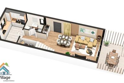 Casă cu 4 camere în Noua - 2