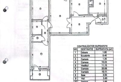 De Vanzare Apartament 4 camere, 96 mp utili, - Zona Dristor - 2