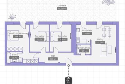 Apartament cu 4 camere decomandat în Central - 14