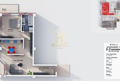 Apartament cu 2 camere în Bucium - 6