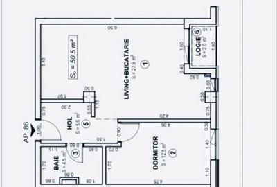 Apartament cu 2 camere decomandat în Torontalului - 2
