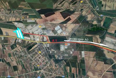 Teren intravilan 93,000mp / Autostrada A1/km 23 - 1