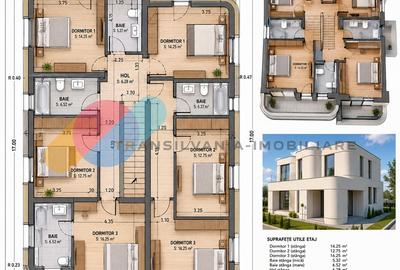 Duplex cu 4 camere cu Canalizare în Iris - 4