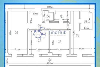 Intabulat!! Ap 3 camere+parcare+boxa, 86.7 mp, Pacurari - Alpha Bank - 3
