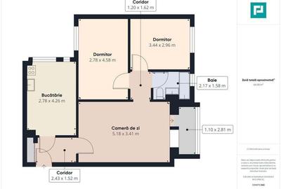 Apartament 3 Camere in Vlaicu, la Z-uri - 8