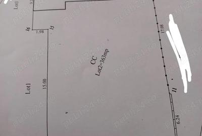 Teren de 363 mp, în Central