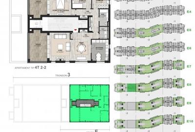 Apartament cu 4 camere  - Penthouse - finalizat/intabulat , Noua Residence 2 - 3
