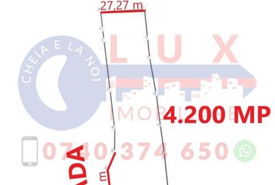 Teren de 4200 mp, în Murighiol - 4