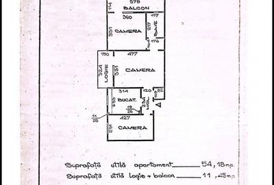 Apartament cu 3 camere semidecomandat în Podu Roș