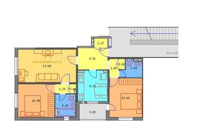 Apartament 3 camere - Bd. Constructorilor Crangasi - 1