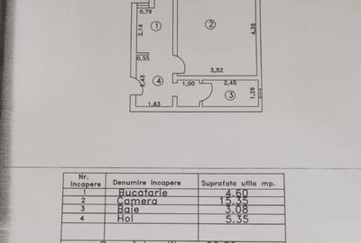Garsonieră decomandată, mobilată în Viziru 1 - 7