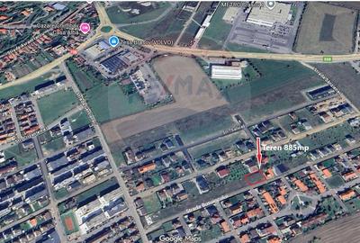 Teren Construcții intravilan de 885 mp, în Central - 17