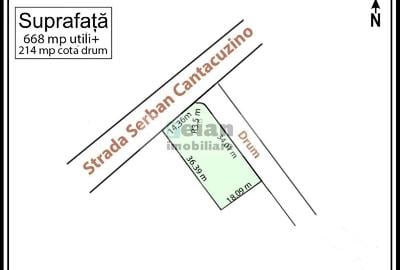 Snagov - Ciofliceni, Str Serban Cantacuzino 882 Mp, Asfalt, Utilitati - 5