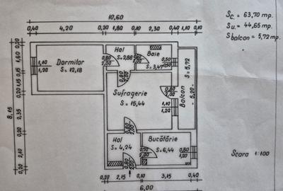 Apartament cu 2 camere semidecomandat în Trivale - 2