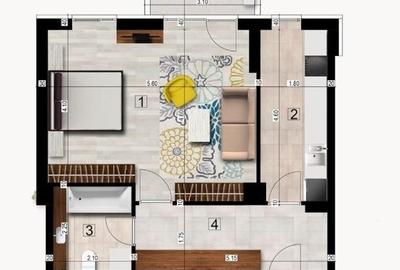 SECTOR 1 | BUCURESTII NOI | METROU | STUDIO DE LUX MOBILAT SI UTILAT - 3