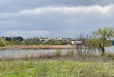 Teren vedere panoramica partial lac si padure, central,  toate utilitatile Teren vedere panoramica partial lac si padure, central,  toate utilitatile - 2