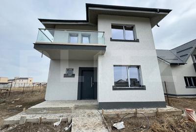 Casa semi-finisata P + E, 119 mp utili, teren 339 mp, Pielesti, zona Magnolia - 1
