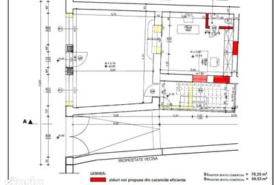 Spațiu comercial, de 63 mp, în Central - 3
