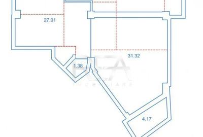 Apartament cu 4 camere decomandat în Turda