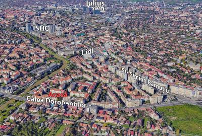 Apartament cu 4 camere decomandat, mobilat în Dorobanților - 25