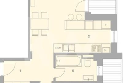 Apartament cu 2 camere în Turnișor - 1
