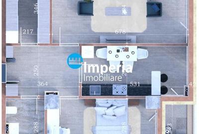 Apartament cu 2 camere decomandat în Copou