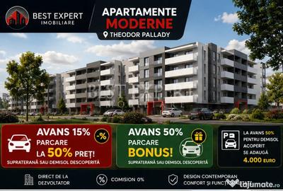 Apartament cu 2 camere semidecomandat în Titan