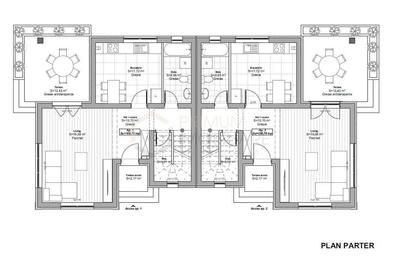 Duplex cu 4 camere cu Canalizare în Giroc