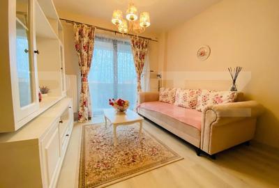 Apartament cu 2 camere semidecomandat, mobilat în Între Lacuri