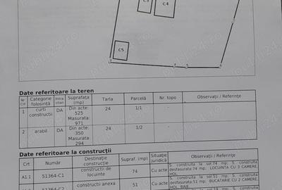 Casă cu 5 camere cu Teren 1265 Mp în Corlățel