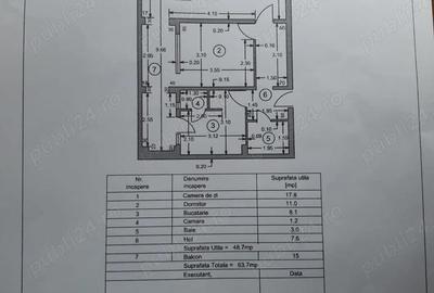 Apartament cu 2 camere decomandat în Central - 1