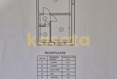 Apartament cu 2 camere semidecomandat în Sălaj