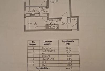 Apartament cu 2 camere decomandat în Trivale