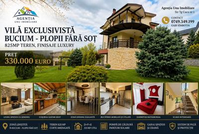 Casă individuală cu 7 camere cu Teren 825 Mp în Bucium