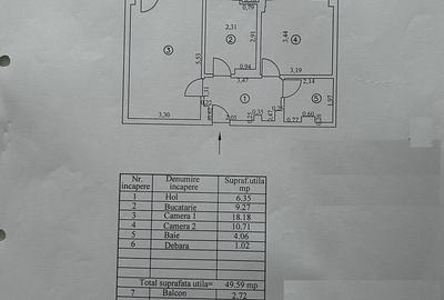 Apartament cu 2 camere în Micro 17 - 6