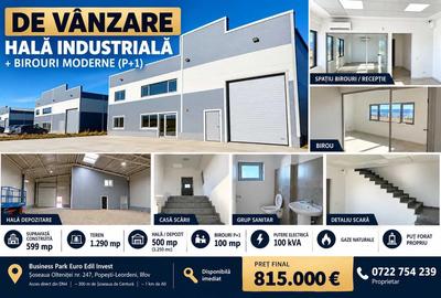 Spațiu industrial, de 500 mp, în Central