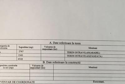 Teren de 4310 mp, în Central - 2