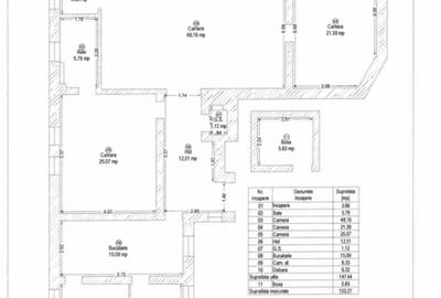 Apartament cu 4 camere semidecomandat în Complex Studențesc - 19
