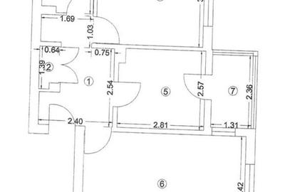 Apartament 2 camere decomandat zona Dacia - 1