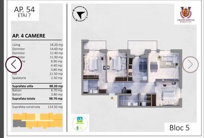 Apartament cu 4 camere decomandat în Metalurgiei - 4