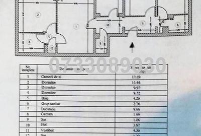 Apartament cu 4 camere semidecomandat în Drumul Taberei