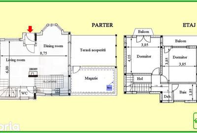 Casă cu 3 camere cu Teren 735 Mp în Brebu - 5
