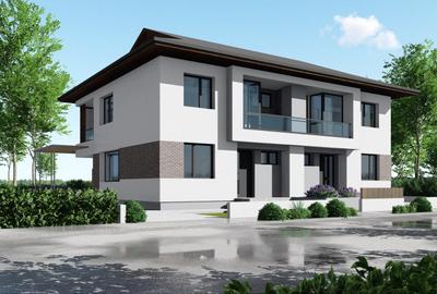Proiect imobiliar : Duplex modern cu dormitor la parter si mansarda locuibila - 2