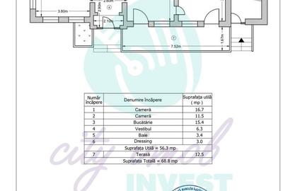 Apartament cu 2 camere semidecomandat, mobilat în Pache Protopopescu - 20