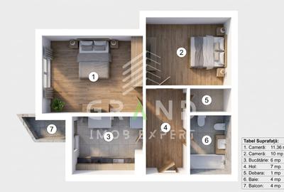 Apartament cu 2 camere decomandat, mobilat în Mănăștur - 1