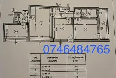 Apartament 3 camere, centrala de bloc, Ferdinand, Obor, Gara de Est - 12