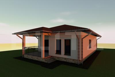 Casa plan parter 3 camere in Ciurbesti apropape de centura