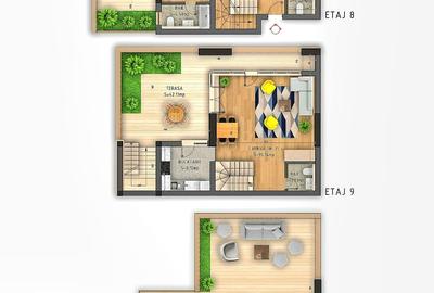 Apartament cu 4 camere decomandat în Păcii - 1